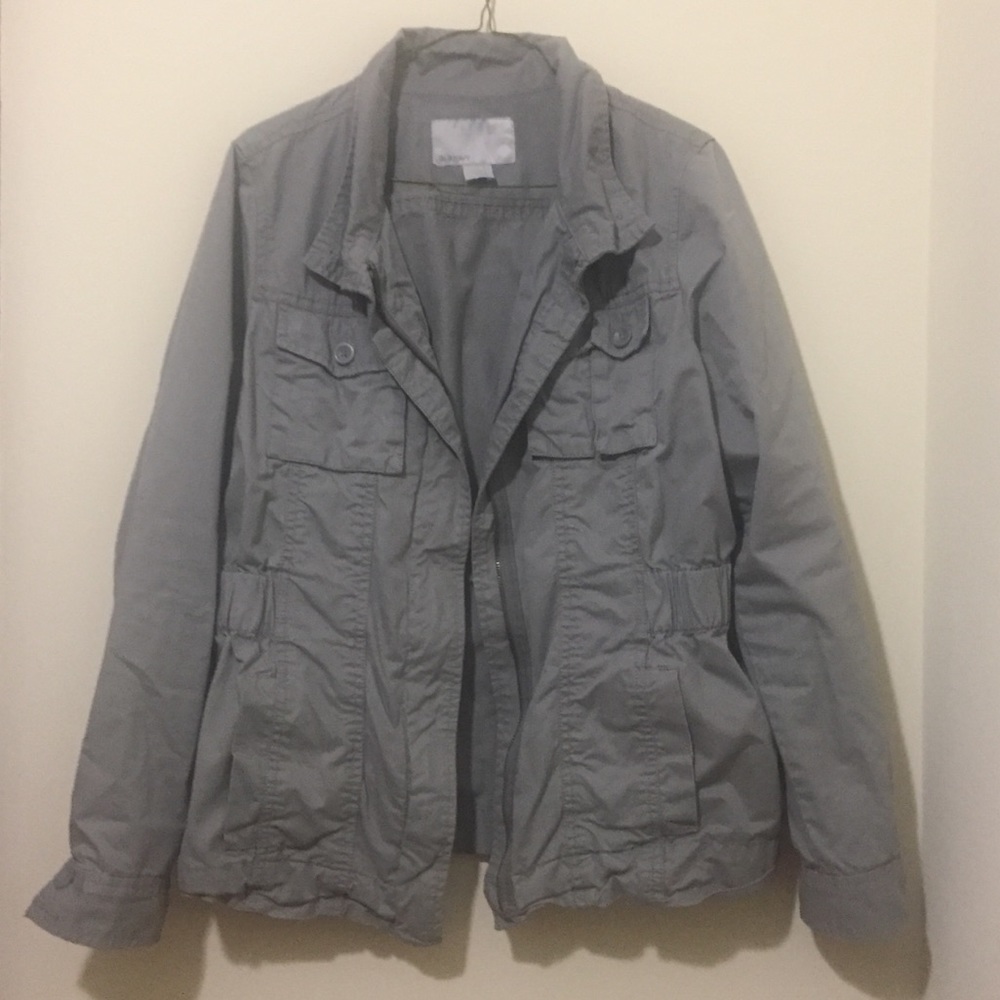 Old Navy | Light Gray Utility Jacket